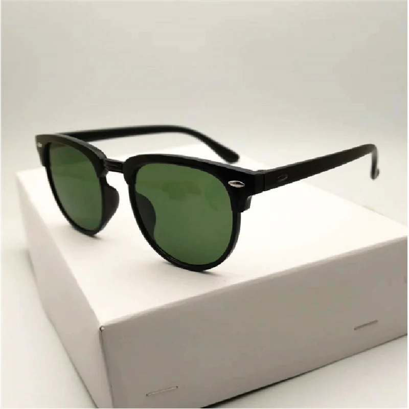 Tempered glass lens sunglasses protect against strong ultraviolet rays Luxury glasses for both men and women