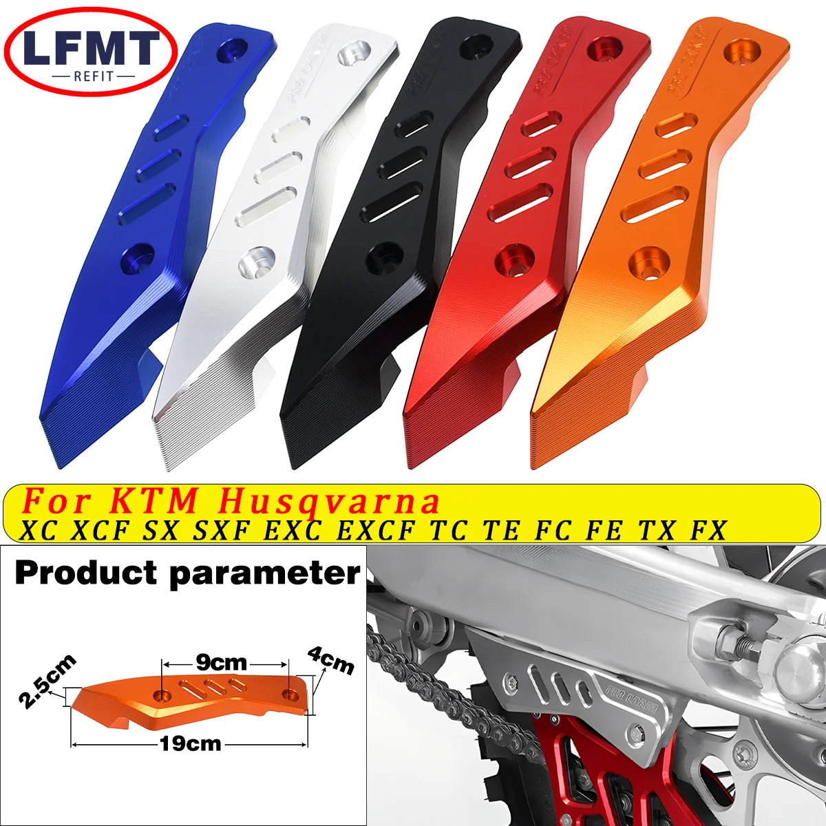 

For KTM EXC300 EXC EXCF SX SXF XC XCF XCW XCFW TPI Six Days 125 250 300 350 400 450 500 2012-2023 2024 Swingarm Guard Protector