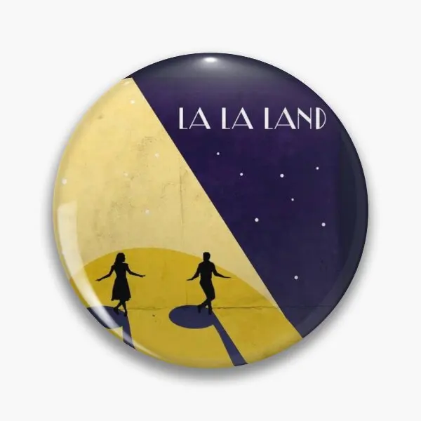 La La Land Poster  Soft Button Pin Cartoon Fashion Gift Clothes Metal Badge Lapel Pin Collar Cute Lover Decor Hat Jewelry Funny