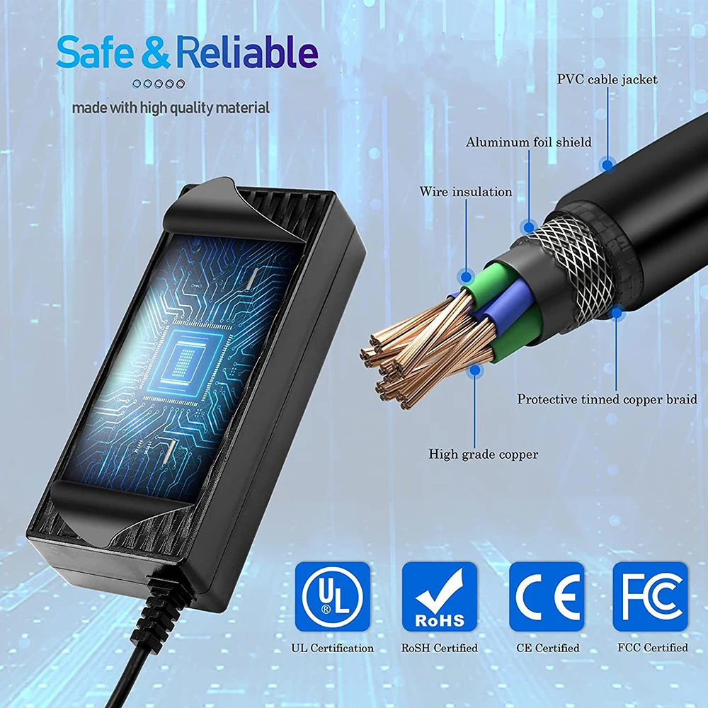 29.4 V 2A 5A Charger for 24v Battery Mongoose, Jazzy, GT, eZip, Go-Go Elite Traveller with 3 Pin XLR Male Plug