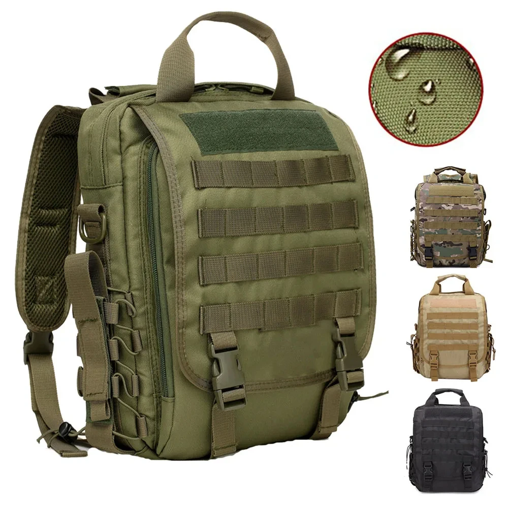 Outdoor Exploration Tactical Backpack Men Waterproof Wear-resistant Oxford Sport Hiking Travel Camping Hunting Backpacks Male