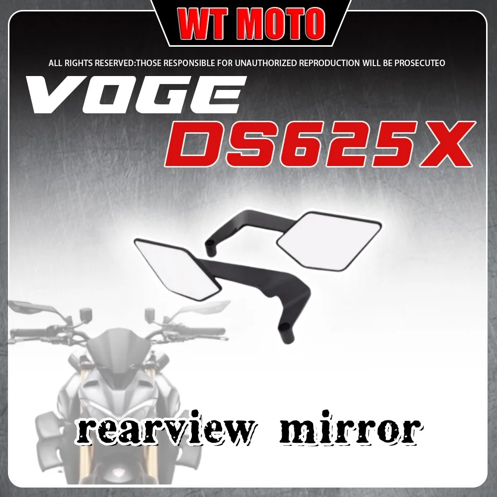 

For VOGE DS625X 25 models rally car fixed wing rearview mirror motorcycle universal folding reflector for VOGE DS625X