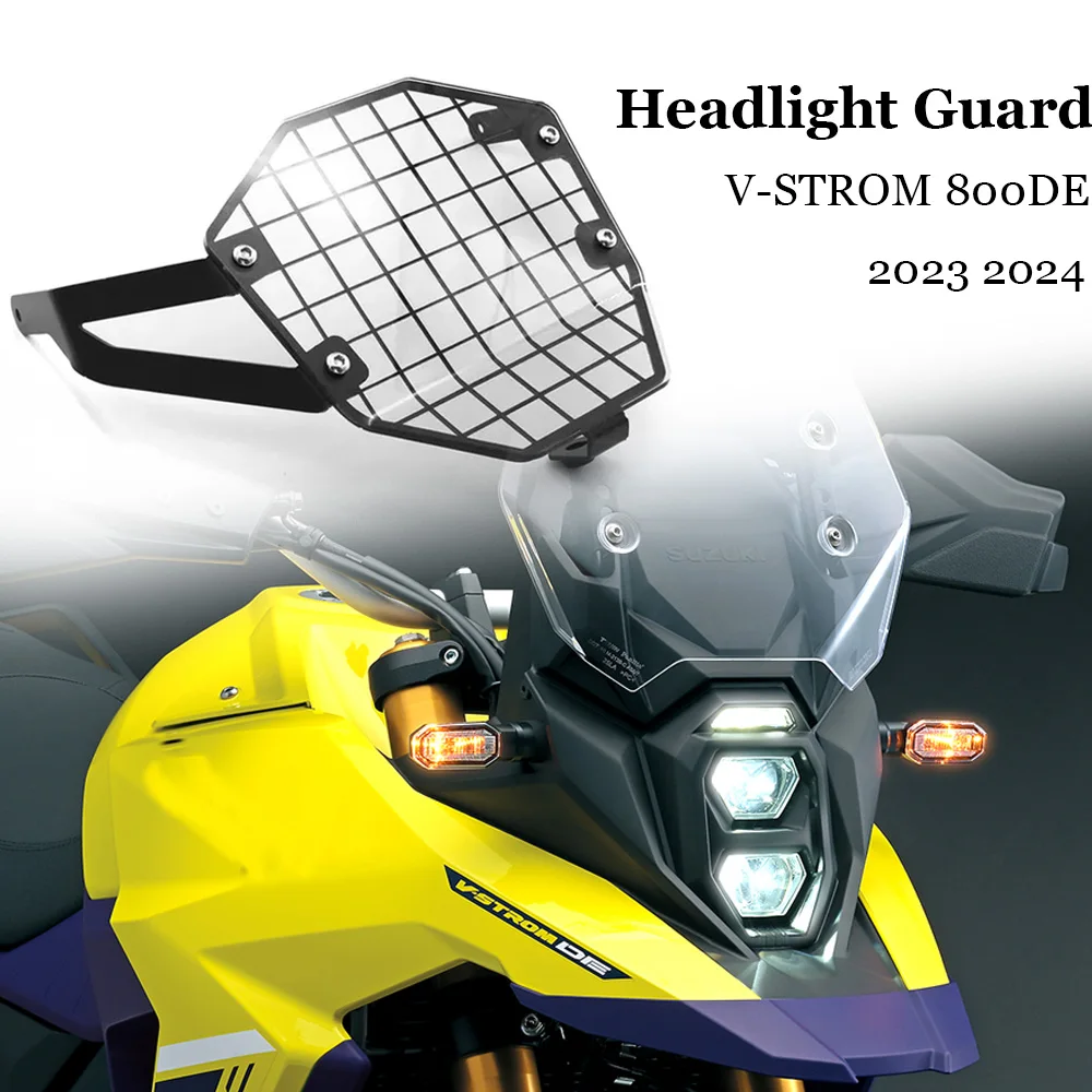 For Suzuki V-STROM 800 V-STROM800 DE 2023 2024 NEW Motorcycle Head Light Grill Protector Covers Headlight Grille Guards