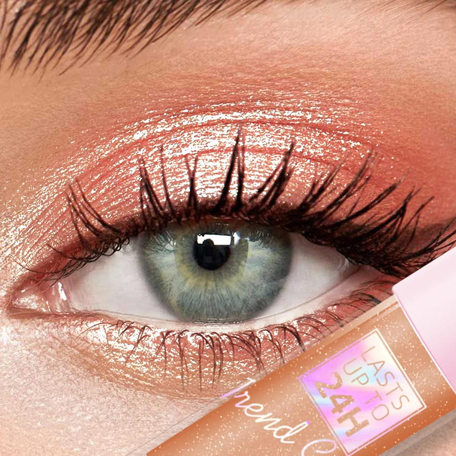 Ombretto liquido impermeabile metallizzato a 8 colori 1PC Ombretto glitterato a lunga durata e a prova di sbavature Regali per trucco coreano Ombretto glitterato