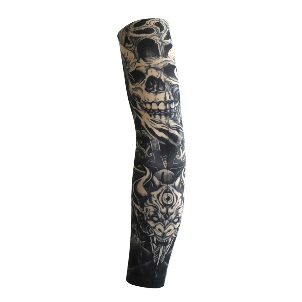 AliExpress GAFASTWO 8 PCS Tattoo Sleeves Unisex Summer Cycling Sun Protection Arm Covers Beach Driving Fishing Breathable Nightclub Elastic Sleeves