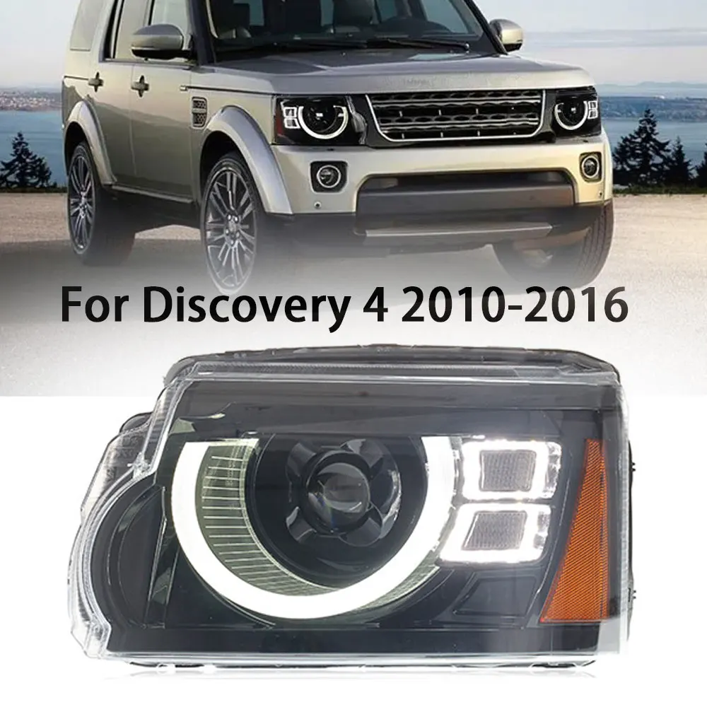 

Автомобильные фары для Land Rover Discovery 4, фары 2010-2017, светодиодные фары для проектора, указатели поворота, Стайлинг автомобиля, автозапчасти