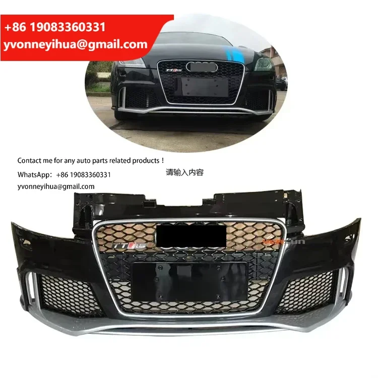 

For Audi TT 8J Facelift PP Material TTRS Front Bumper Body Kit 2008 2010 2014
