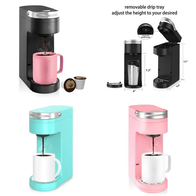 for Single Serve Coffee Maker  Cups Mini Travel Cup Brewer  Home Desk Kitchen Bedroom Suitable  Travel Mugs