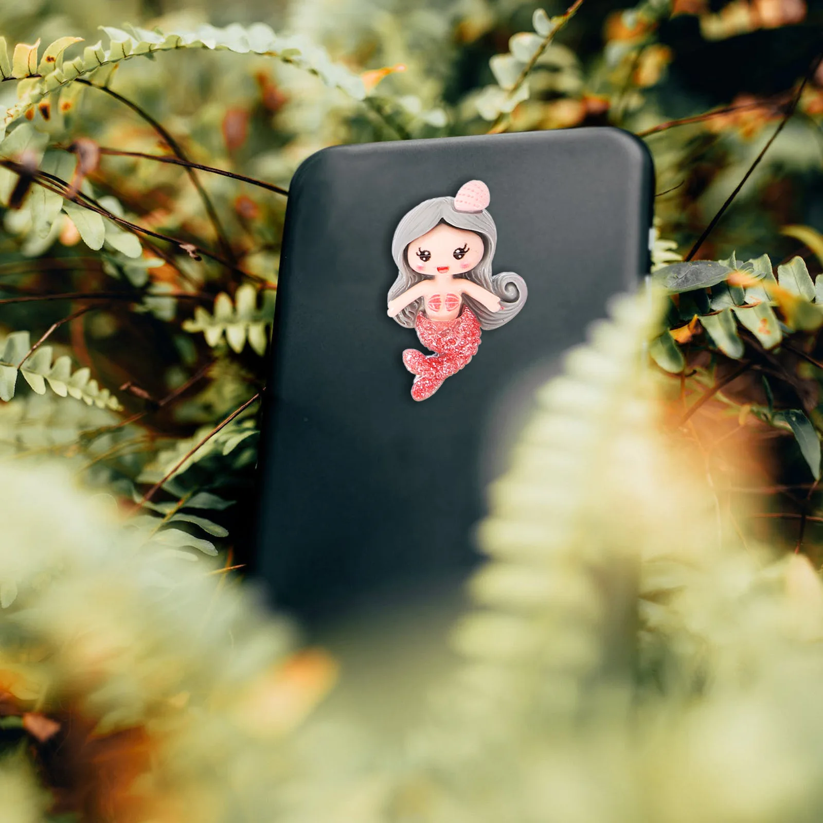 

10Pcs Resin Mermaid Charms DIY Phone Case Decorations Flatback Hair Clip Mini Mermaid Craft Accessories DIY Phone Case Charm