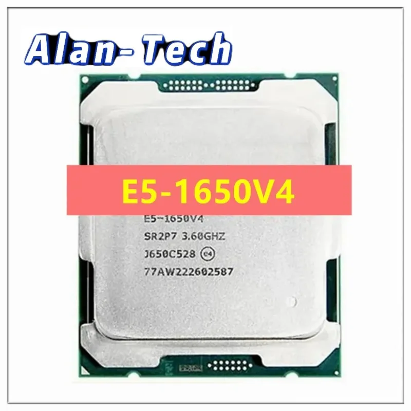 

Used Xeon CPU E5-1650V4 SR2P7 3.60GHz 6-Cores 15M LGA2011-3 E5-1650 V4 processor E5 1650V4