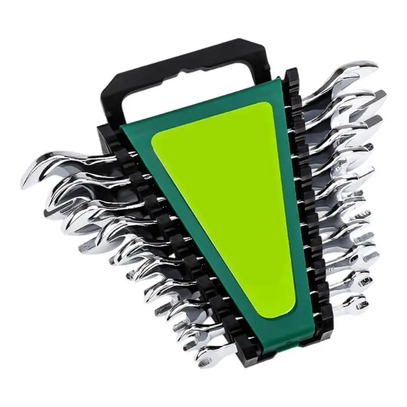 652f Practical Mirror Finish Open Endschlüssel Set Doppelgröße Automobilwartung