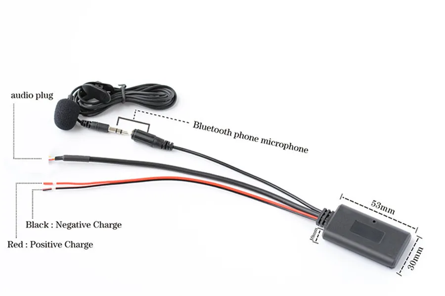 Auto Bluetooth Musik kabel Modul Aux Adapter für Opel CD30 CDC40 / CD70 / DVD90 zerstörung freie Installation Stecker Mikrofon