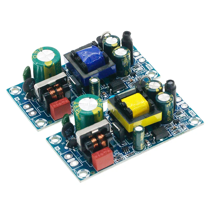 AC-DC 5V2A 10W Switching Power Supply Module Bare Circuit 85-264V to 5V 2A Board for Replace/Repair 12V1A