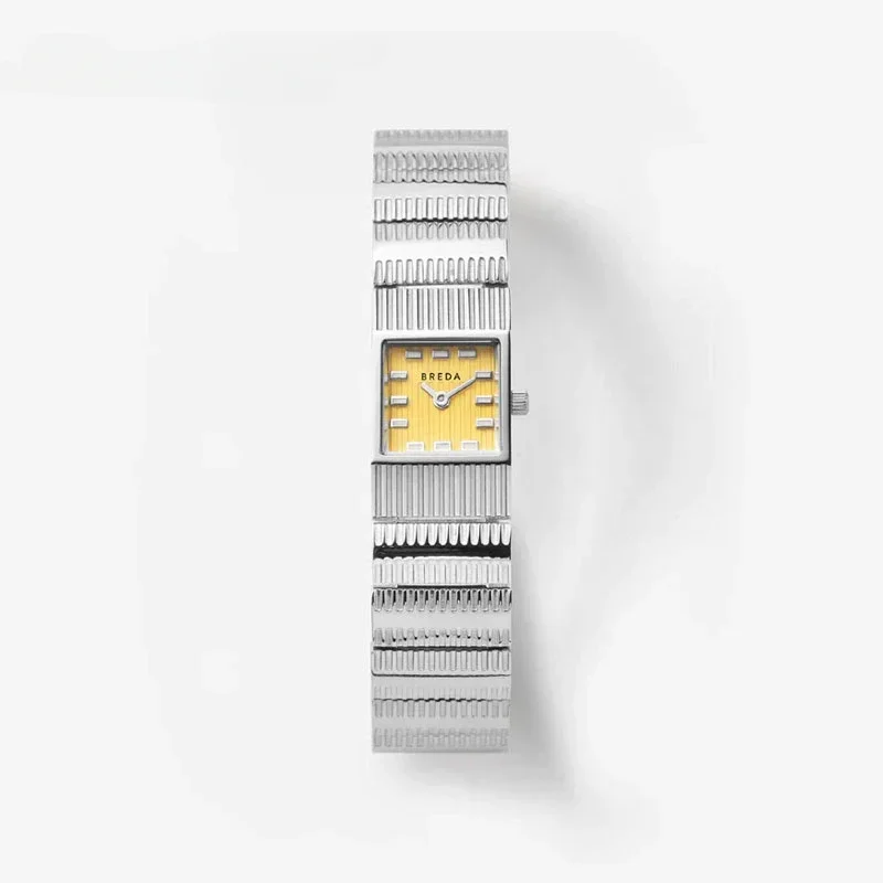 BREDAN reloj Rectangular de estilo minimalista para mujer, esfera pequeña, temperamento de moda, resistente al agua, nueva serie Groove