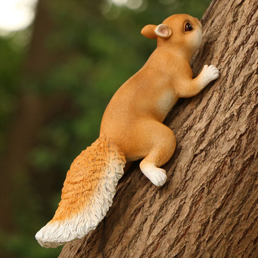 

Outdoor Garden Decor Outdoor Decor Color Orange Garden Decoration Adorable Animal Lifelike Design Nature Lover Decor Sturdy Base