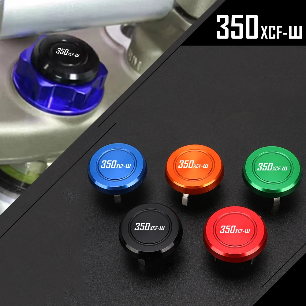 

Motorcycle Accessories Steering Stem Nut Cap Decoration Cover For 350XCFW 350 XCFW 2007 2008 2009 2010 2011 2012 2013 2014-2025