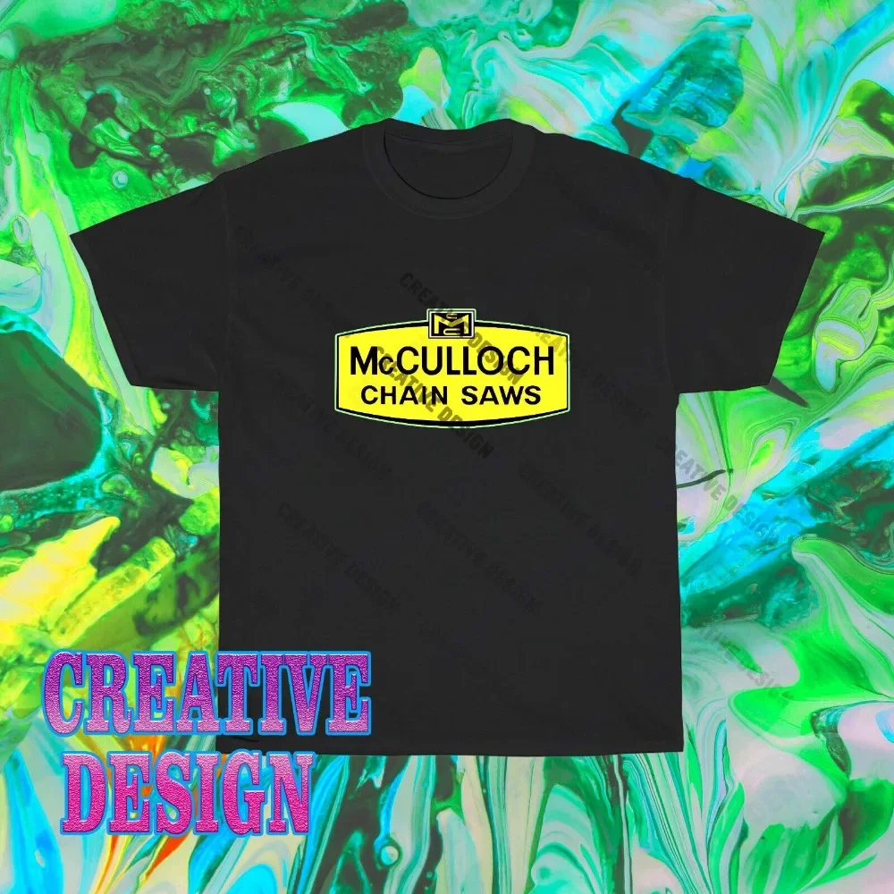 Brand New McCulloch chainsaw logo T-Shirt Funny Size S to 5XL