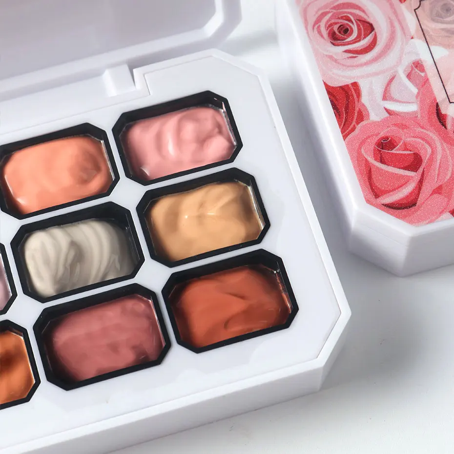 9 Colors Pat Painting Nail Gel 4 In 1 Used for Nail Stamping Pattern Gradient Nail Salon Fingertip Art Design Autumn Nail Polish