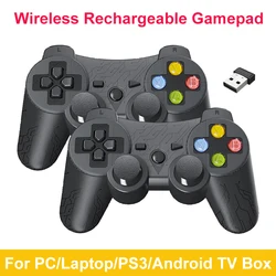 Manette de jeu sans fil, 2.4 ghz, pour ordinateur portable, PS3, contrôleur USB Rechargeable, Joystick pour Android TV Box Steam Gaming Jpypad