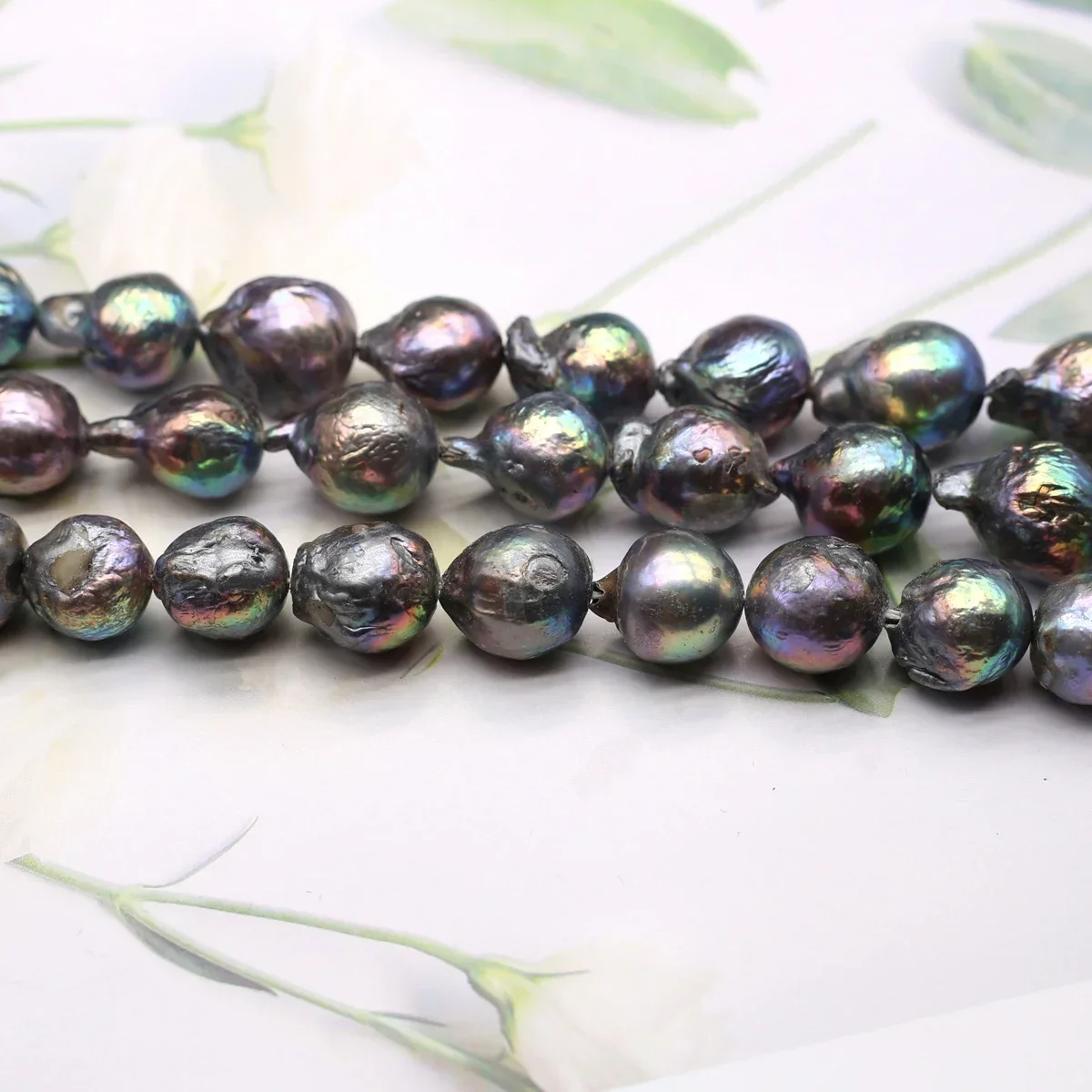 AA Variant Baroque Pearl Natural Freshwater Black Pearl Tail-Shaped For Jewelry Making DIY Bracelet Earrings Necklace