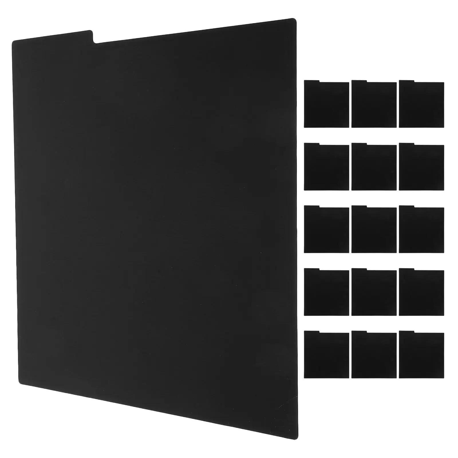 

16Pcs Vinyl Record Dividers Black Plastic Album Separators Waterproof Dustproof Vinyl Storage Organizers for Shelf Collection