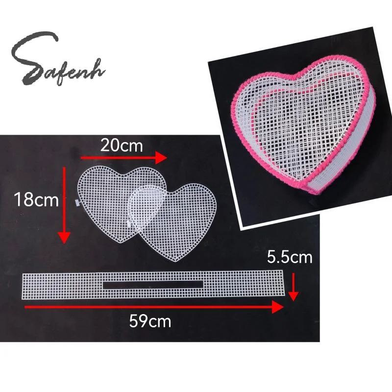 1 Set Handbag Shoulder Bag Mesh Cover Bag Bag Accessories Auxiliary Knitting Plastic Mesh Kit DIY Craft Bag Knitting Materials