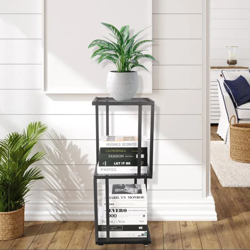 

Multi functional 2-layer metal flower stand - indoor and outdoor plant stalls, with options for living rooms, bedrooms, balconie