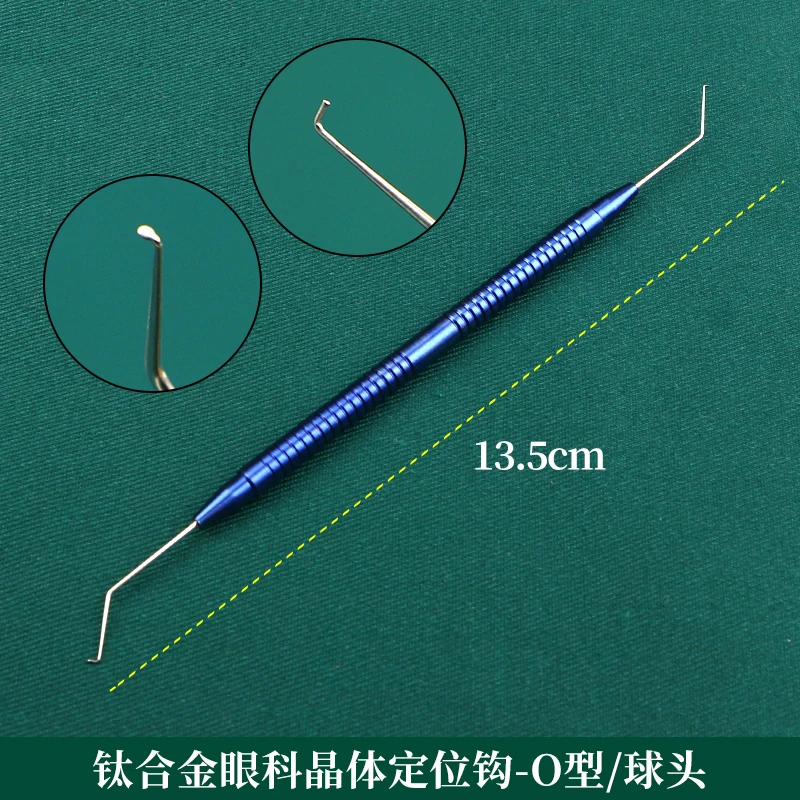 Ophthalmic Microscopic Instruments Fine Splitting Nucleus Knife 90 ° 45 ° Positioning Hook Crystal Positioning Hook