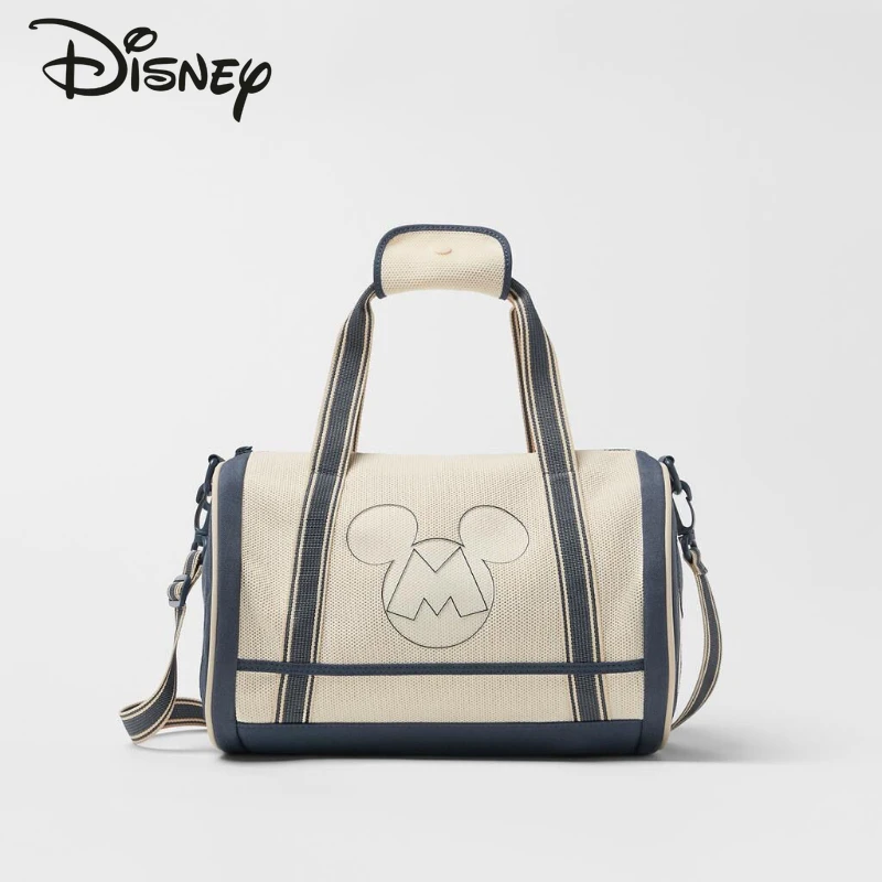 Disney-bolso de viaje de Mickey para niños, bolso oblicuo de un hombro de gran capacidad, marca de lujo, nuevo