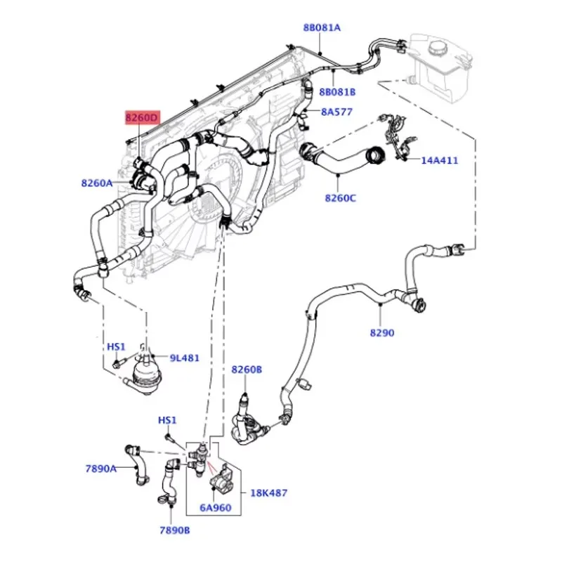 LR135308 Radiator H… - image