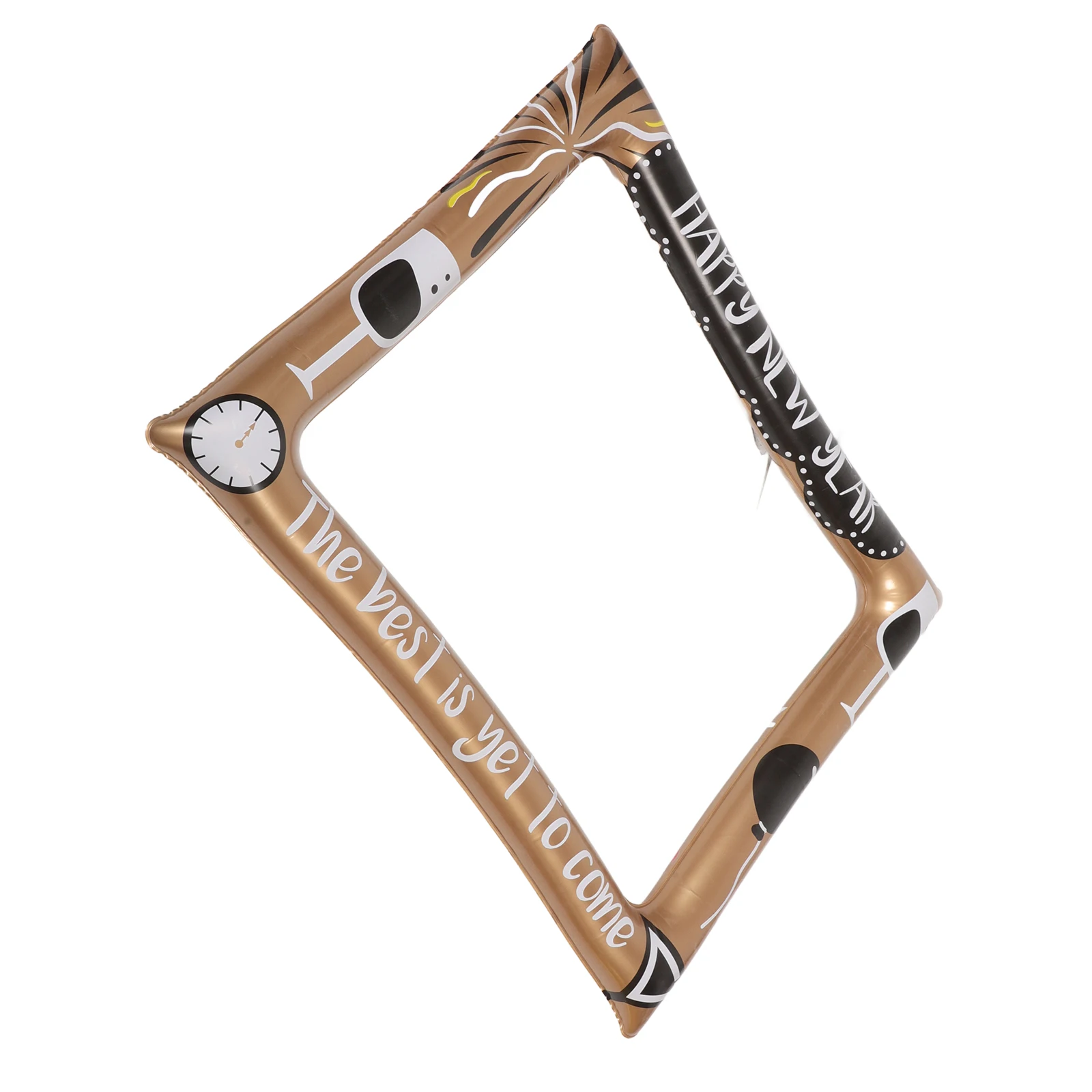 

Inflatable Happy New Year Photo Frame Fun Selfie Prop Party Decorations Holiday Photobooth Frame New Year Photography Props