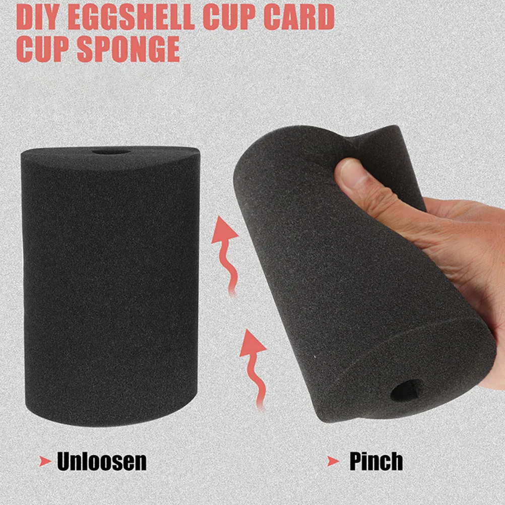 8 шт. вставные вращающиеся губки для стаканов, пенопластовая вставка, цилиндрическая чашка для стаканов