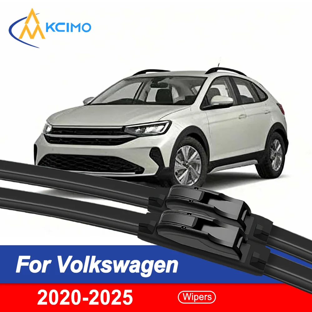 

Frameless Windshield Wiper Blades for Volkswagen Taigo 2020-2025 – Quiet All-Weather Flat Wipers, Direct Replacement