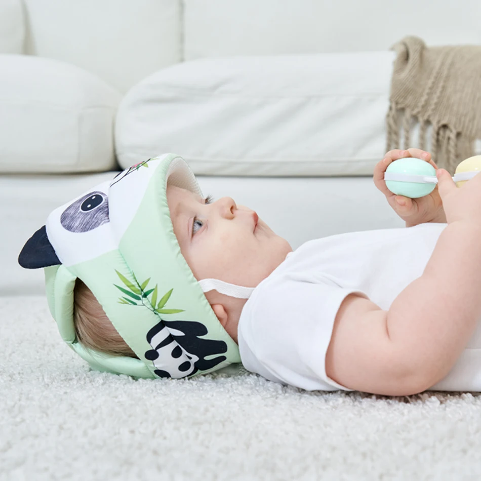 Casco de seguridad de posición, sombrero de protección para la cabeza, almohadilla anticaída para bebé, aprender a caminar, gorra de choque, protector ajustable