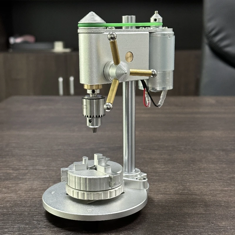 

Небольшая настольная дрель Высокоточная микронастольная дрель, прецизионная настольная дрель с часами, сверление мелких украшений, сверлильный станок 220 В
