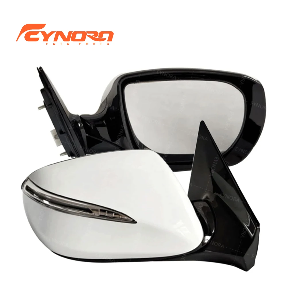 Heated Side Rearview Mirror With Turn Signal Blinker For Hyundai Santa Fe 2013-2016, 5/8/10/14 Pins Connector Optional