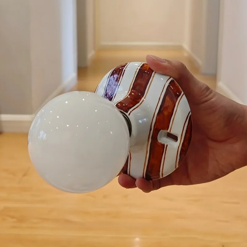 Lampu Dinding Keramik Rotro Kontemporer Lampu Dinding Tempat Lilin untuk Kamar Tidur Ruang Tamu Kantor Perlengkapan Dekoratif Rumah Dalam Ruangan