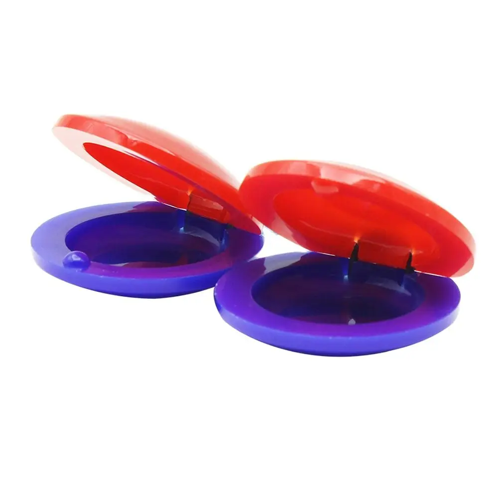 2Pcs/Set Castanets Finger Little Drums Orff Instrument Children\'s Enlightenment Music Toys Percussion Toddler Early Education