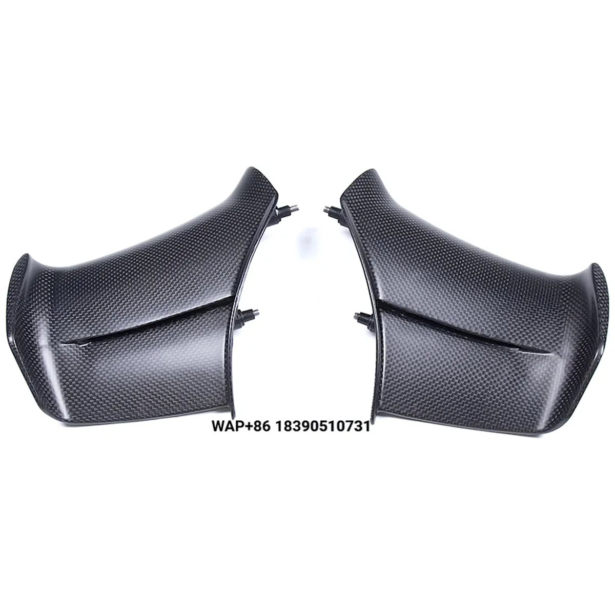 For Panigale V4 2025 3K 100% Dry Carbon Fiber Motorcycle Accessories Winglets Motorcycle Winglet Air Deflector Kit
