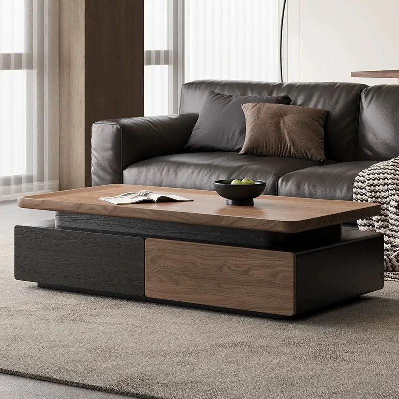 Italian Black Luxury Coffee Tables Brown European Designer Modern Coffee Tables Nordic Apartment Tavolino Da Salotto Furniture