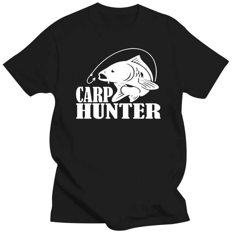 Carp Hunter Fishing T Shirt Funny Fisherman Angler Tee Gift Father Xmas Present