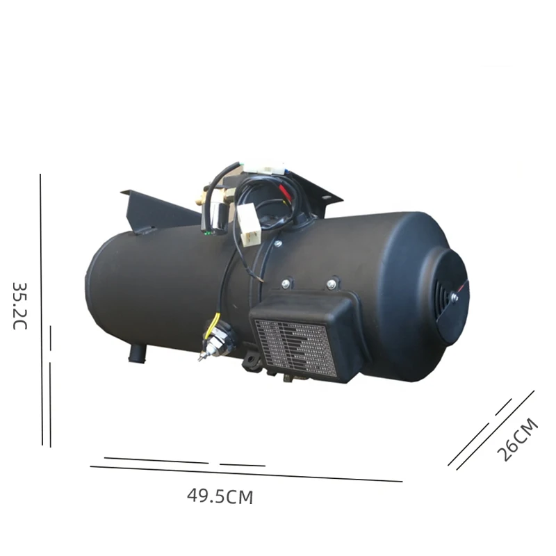 16KW 10KW 12V 24V سخان مياه الديزل وقوف السيارات السائل سخان المبرد للمنزل شاحنة ثقيلة لودر أطفال بالريموت كنترول #6