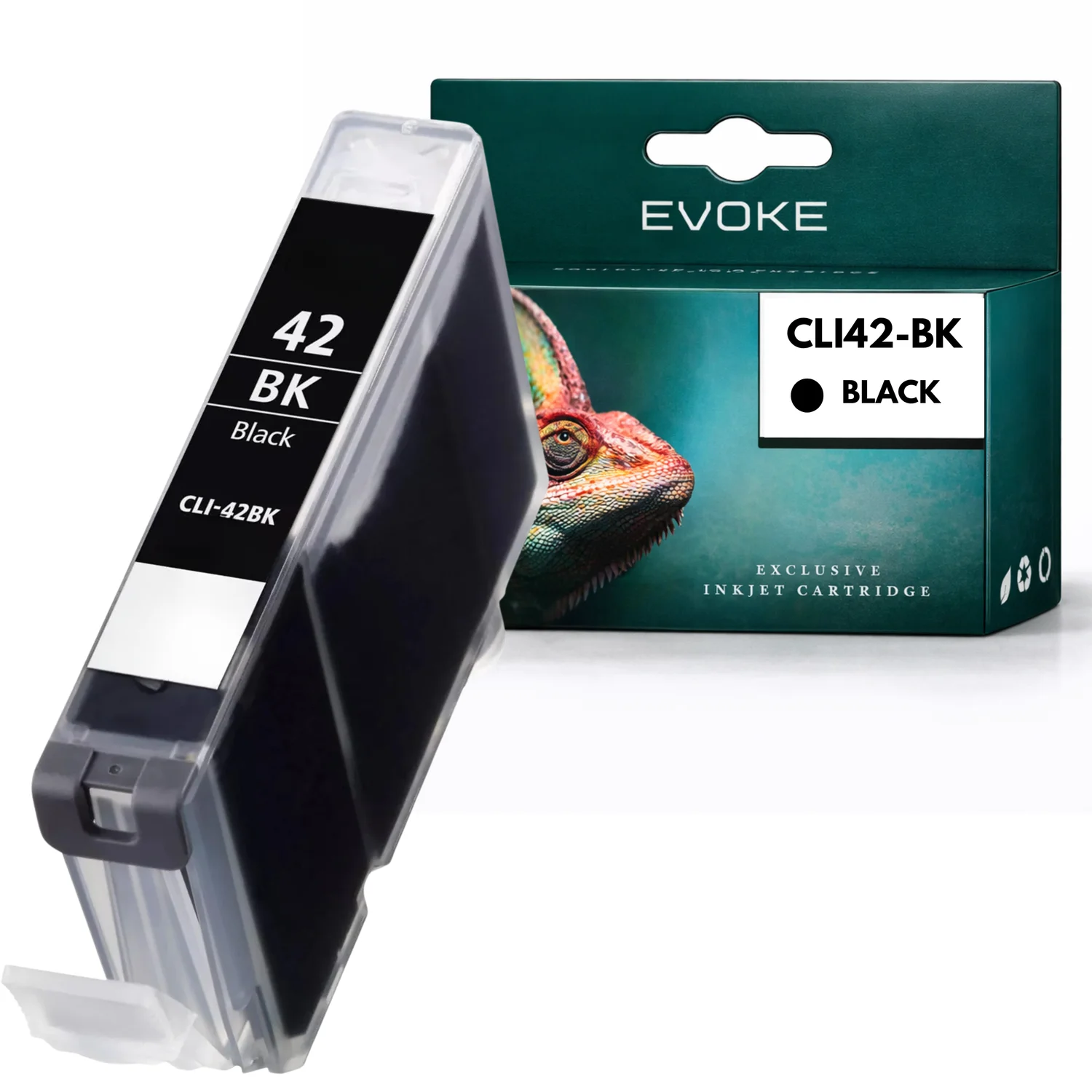 Evoke Compatibele Inkt voor Canon Cli42 Cli-42 6384B001 Zwart Pixma Pro 100 Pro 100 S