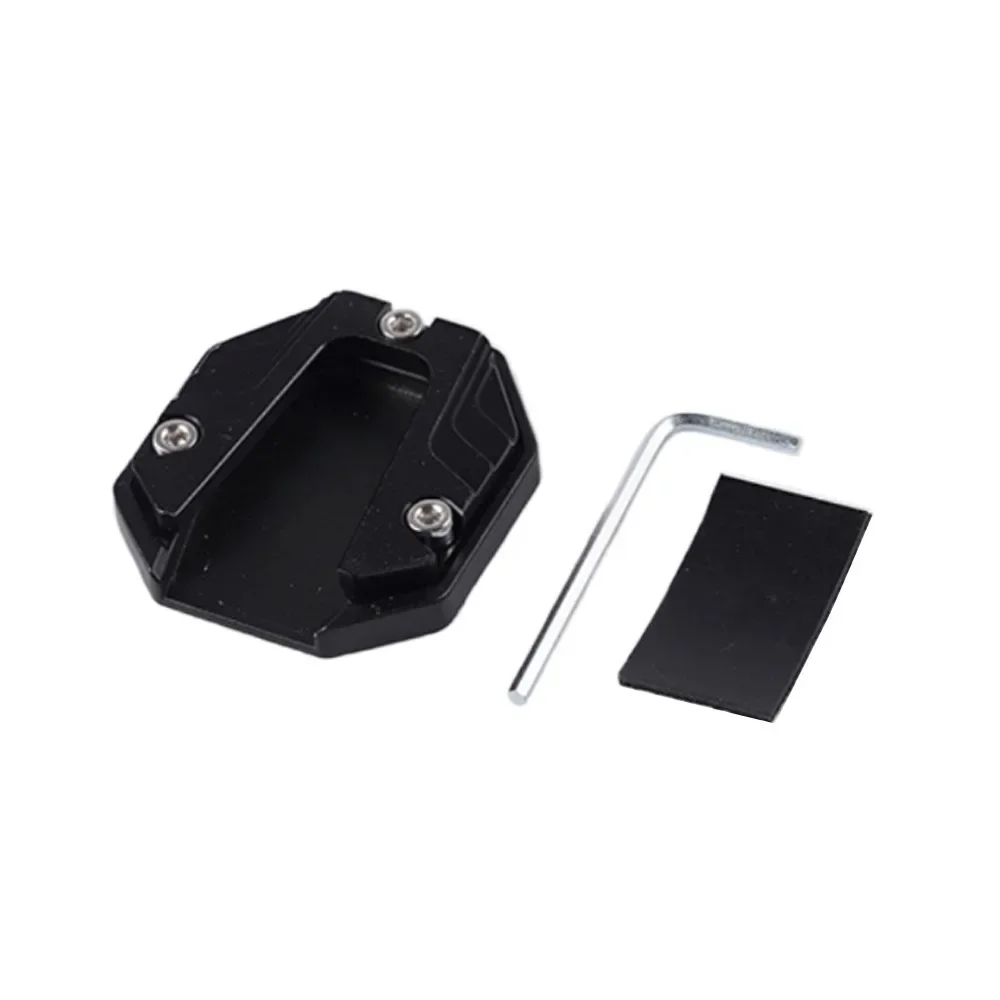 

SDTW CNC Aluminum Alloy Motorcycle Bike Kickstand Extender Foot Side Support Enlarged Base Extension Foot Pad Stand