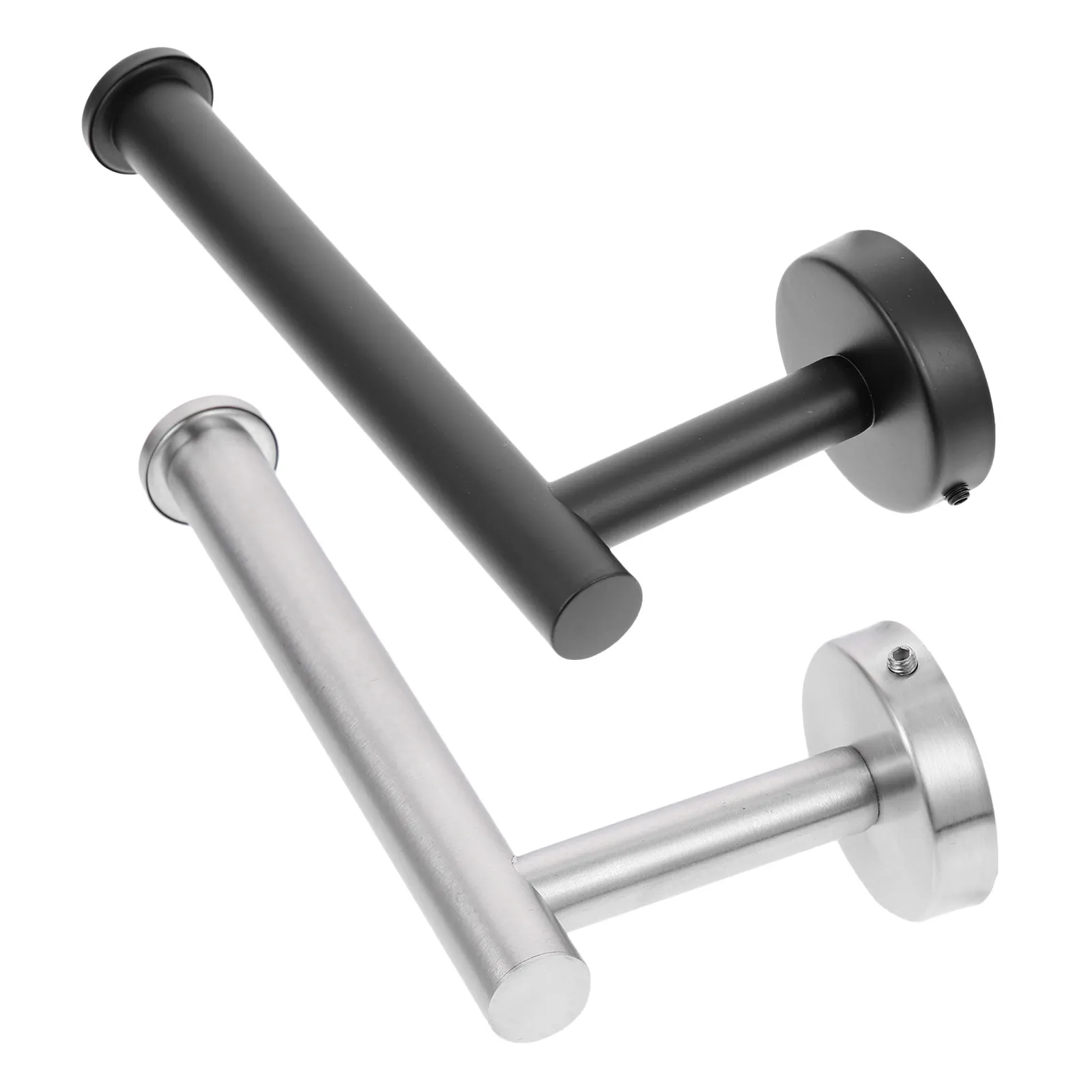 

Набор из 2 крючков из нержавеющей стали для ванной комнаты, держатель для полотенец, полка для хранения рулонных салфеток, простая установка, для дома и кухни