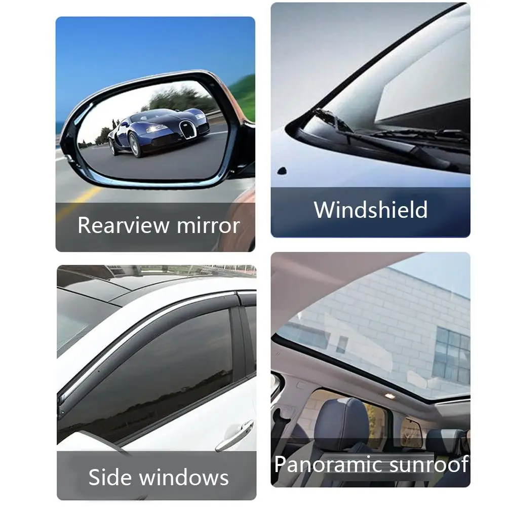 60/100ml Car Windshield Glass Coating Agent Repellent Agent Super Hydrophobic Water Rain Repellent Spray Antifogging Agents