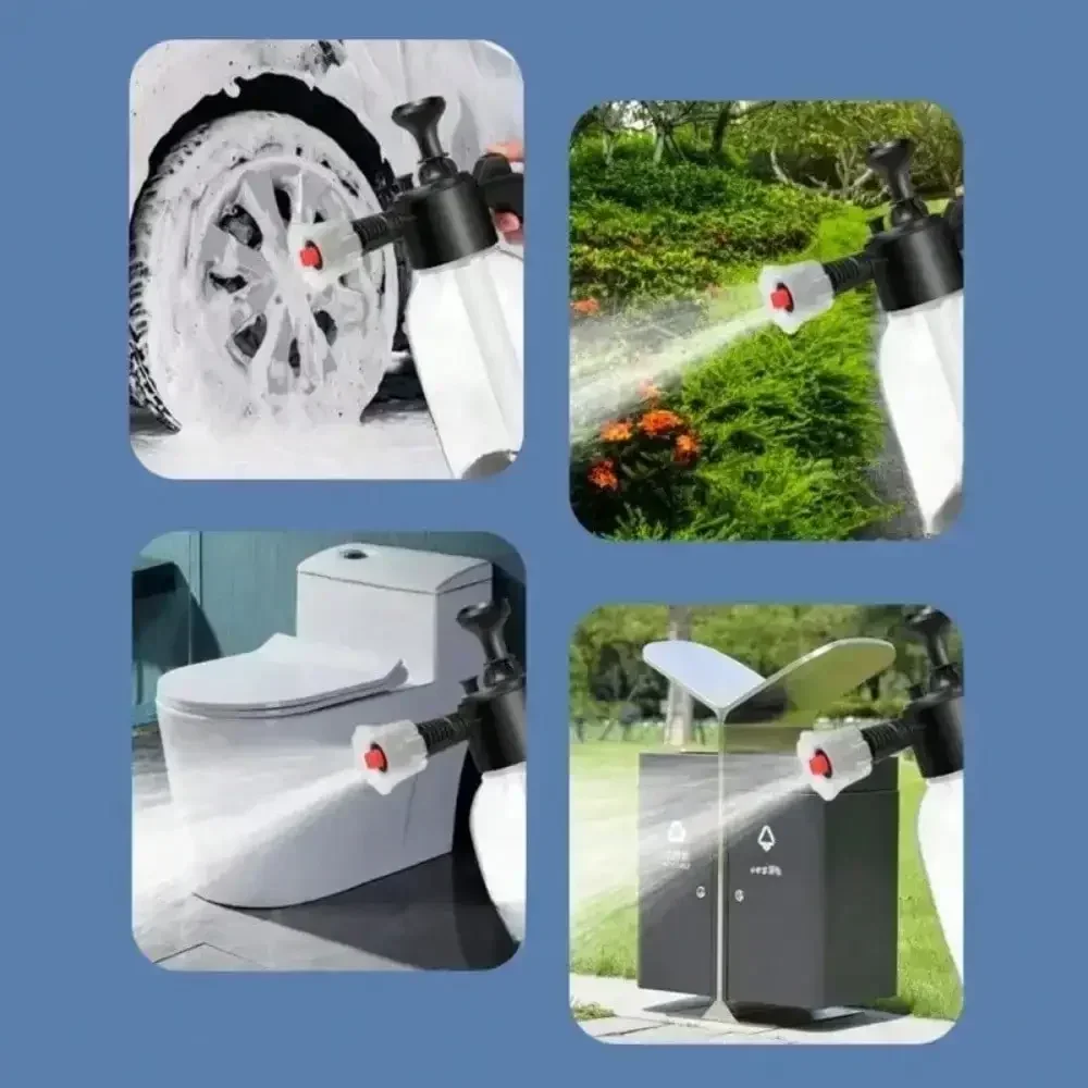 Распылитель для пены, пластиковый ручной распылитель для воды, 2 л