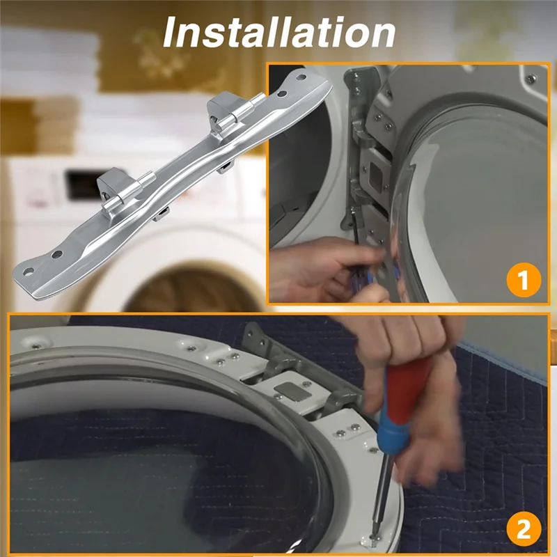 【استمتع لها】مفصل باب غسالة المجفف ومفصل الباب الأمامي ومفصل باب الغسالة لاستبدال دوامة أمانا مايتاج كروسلي: W102084