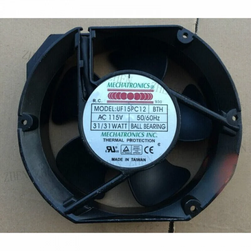 

Y 1 шт. для шкафа вытяжной вентилятор Mechatronics UF15PC12 BTH AC115V 15050