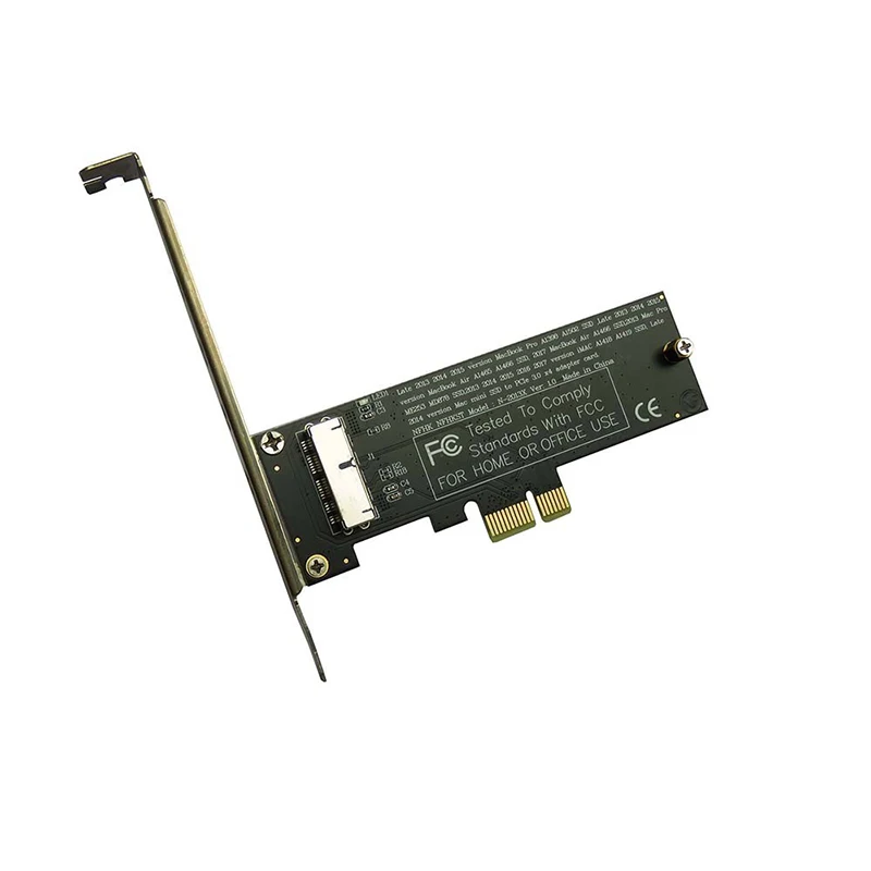 PCIe x1 Convert Card Riser Adapter for 2013 2014 2015 2017 MACBOOK AIR A1466 A1465 ME864 ME865 ME866 MD711 MD712 MD760 MD761 SSD